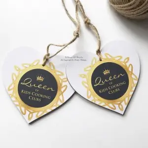 #QueenOf Winner Wooden Heart